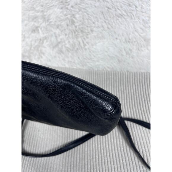 Michael Michael Kors Crossbody Bag Womens Small Black Pebbled Leather Chain - Picture 14 of 16